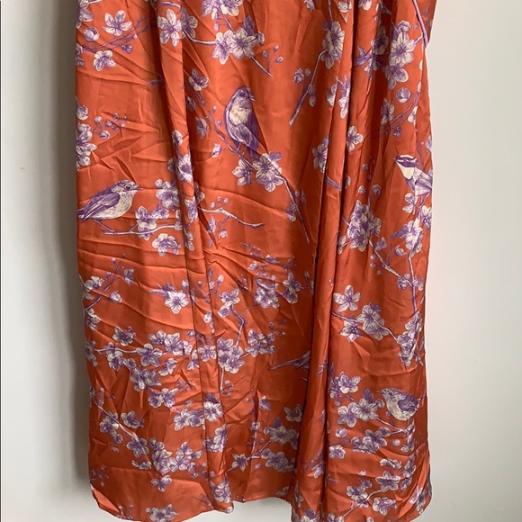 Orange Kimono Style Dress - Picture 3 of 3